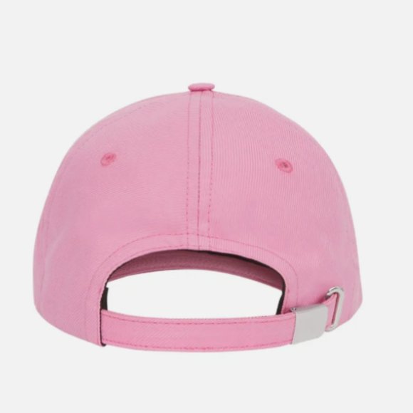 BURBERRY HORSEFERRY LOGO EMBROIDERED BASEBALL PRIMROSE PINK CAP HAT S - Picture 5 of 6